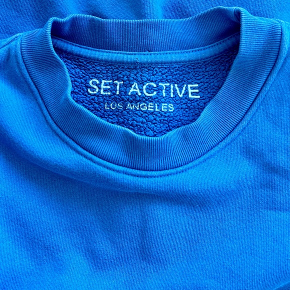 Set Active Heavyweight Sweats Crewneck - Blue - Picture 8 of 9